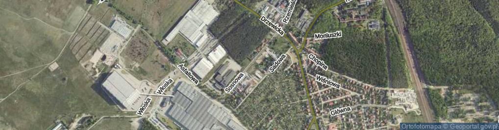 Zdjęcie satelitarne Sosnowa ul.